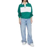 FILA Langogne Oversized Cropped Polo Sweat Fir-bright White Taille: XS | Pulls Outlet | Femme | Blanche