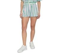 FILA Lassance Striped Satin Shorts Antique White/two Color Stripe Taille: S | Shorts de Sport Outlet | Femme | Blanche