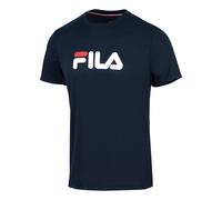 Fila Logo T-shirt Hommes-Bleu Foncé,Blanc S