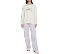 FILA Lokeren Graphic Crew Sweat Antique White Taille: L | Pulls Outlet | Femme | Blanche
