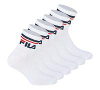 FILA Lot De 6 Paires De Chaussettes Quarter Unisexe Sport Logo Coton