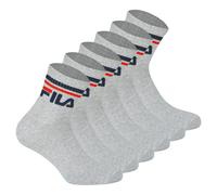 FILA Lot De 6 Paires De Chaussettes Quarter Unisexe Sport Logo Coton
