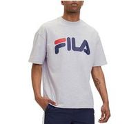 FILA Lowell Oversized Logo Tee Light Grey Melange Taille: XS | T-shirts avec imprimés Outlet | Homme | Gris