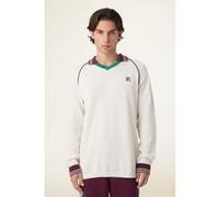 FILA Molinazzo Regular Knit Polo Sweater Egret Taille: L | Pulls Outlet | Homme