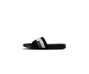 FILA Morro Bay Sandales à rayures pour homme Noir/vert Taille 47 EU, Black Posy Green, 47 EU
