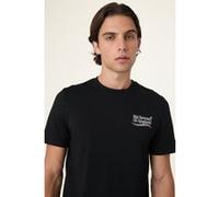 FILA Navigli Pasta Regular Graphic T-shirt Black Taille: M | T-Shirts Outlet | Homme | Le Noir