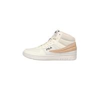 FILA Noclaf Mid WMN Baskets pour Femme, Blanc Vanille crème, 38 EU Étroit