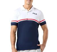 FILA Polo Marine/Blanc Homme Primo