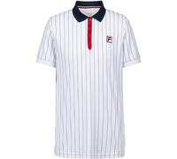 FILA Polo Stripe1 pour Homme L Blanc.