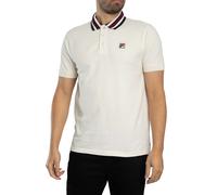 Fila Pour des hommes Polo basique Achille Heritage Tape, blanc