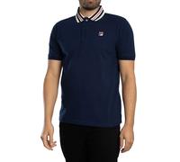 Fila Pour des hommes Polo basique Achille Heritage Tape, Bleu