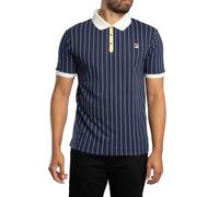 Fila Pour des hommes Polo classique à rayures vintage BB1, Bleu