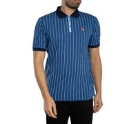 Fila Pour des hommes Polo classique à rayures vintage BB1, Bleu