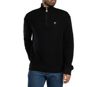 Fila Pour des hommes Pull col cheminée Stevie 1/4 Zip, Noir