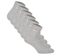 Fila Quart Chaussettes Unisexe, 6 Paire - Courtes, Sport, Logo-Bund, Uni, 35-46