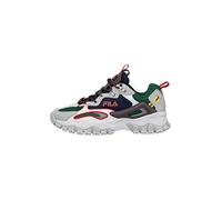 FILA Homme Ray Tracer TR2 Basket, Verdant Green-Gray Violet, 41 EU Étroit
