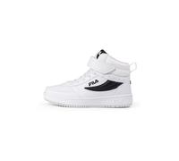 FILA REGA NF Mid Velcro Kids Basket, White-Black, 28 EU