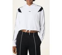 Sweatshirt Ã capuche crop femme Fila Rivoli Relaxed Blanc XL