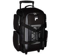 Fila Sac de Sport léger à roulettes 56 cm, Noir, Taille Unique Mixte