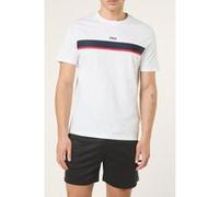 FILA Sagano Regular Taped T-shirt Bright White Taille: L | T-Shirts Outlet | Homme | Blanche