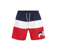 FILA Shorts de bain 'SIMBABWE' bleu / rouge / blanc, Taille XS