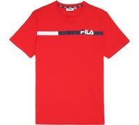 FILA Sidney Tee With Block Stripes True Red Taille: XS | T-shirts avec imprimés Outlet | Homme | Rouge
