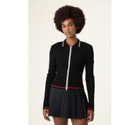 FILA Simonte Slim Full-zip Knit Cardigan Black Taille: L | Cardigans Outlet | Femme | Le Noir