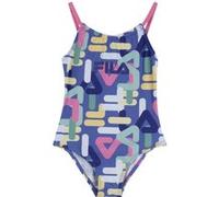 FILA Sinah Swimsuit Aop Bleached Denim Letter Aop Taille: 122/128 | Outlet | kids | Bleu