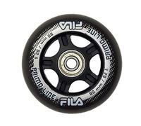 FILA SKATES Wheels+Spacers Set de Roues pour Patins Unisexe pour Enfant, Multicolore, 80 mm/82 A+A5 + AS6 mm