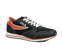 Fila - Sneakers Pour Hommes Noirs Orange - ORBIT M Low Cut