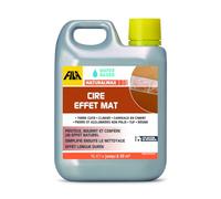 FILA Solutions NATURALWAX Cire Mate Terre Cuite Cimentine Pierre - 1L | Finition multisurface pour terre cuite, pierre et carreaux de ciment: donne un éclat satiné et protège de l'usure quotidienne