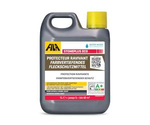 FILA Solutions STONEPLUS ECO Ravivant Pierre Marbre Granit - 1L | Action antitache hydrofuge et oléofuge qui ravive et protège marbre, granit et pierres naturelles