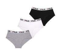 Fila Sous-vêtement Femme (lot de 3), Fu6044g (Multicolore : Noir Gris Blanc), XS EU