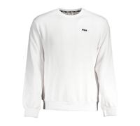 Fila - SweaT-shirt Blanc à Manches Longues Logo Brodé - Homme - Sweatshirts et sweats à capuche - Blanc - Taille: XS