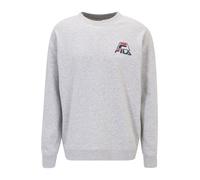 FILA Sweat-shirt 'LAHTI' bleu marine / gris chiné / rouge, Taille M