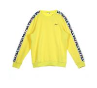 Fila - SweaT-shirt léger à col rond - Homme - Sweatshirts et sweats à capuche - Jaune - Taille: M