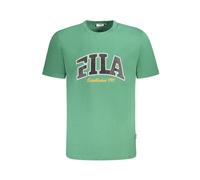 Fila - T-shirt à Imprimé Graphique Vintage - Homme - Tops - Vert - Taille: S
