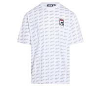 FILA T-Shirt Blanc Homme Flat Print