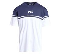 FILA T-Shirt Blanc/Marine Homme Print