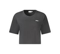 Fila - T-shirt Noir en Coton avec Imprimé - Femme - Tops - Noir - Taille: 44 FR