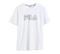 FILA T-Shirt Sofades pour Homme, Blanc éclatant., L