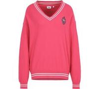 FILA Telling Knitted V-neck Sweater Carmine Taille: M | Pulls en Maille Outlet | Femme | Rouge