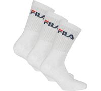 Fila - 6 paires chaussettes, Chaussettes de tennis avec logo Ceinture, unisexe - blanc, 43-46 (9-11 ROYAUME-UNI)