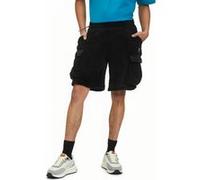 FILA Terry Fabric Cargo Shorts With Nylon Insterts Black Taille: XS | Pantalons Cargo Outlet | Unisex | Le Noir