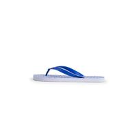FILA Tongs Troy Logo pour homme, blanc/bleu palace, 43 EU, White Palace Blue, 43 EU