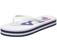 FILA Troy Zeppa Chaussons pour Femme Tongues, Blanc, 41 EU