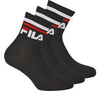 Fila uni quarter socks 3-pack black 43-46
