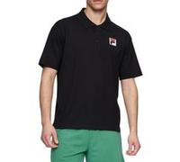 FILA Unisex Burford Loose Polo Black Taille: XS | Casual chemises Outlet | Unisex | Le Noir