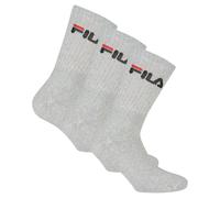 Fila Unisexe Chaussettes 3 Paire - de Tennis,Ras Du Cou Chaussettes Éponge Sport