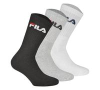 Fila Unisexe Chaussettes 3 Paire - de Tennis,Ras Du Cou Chaussettes Éponge Sport